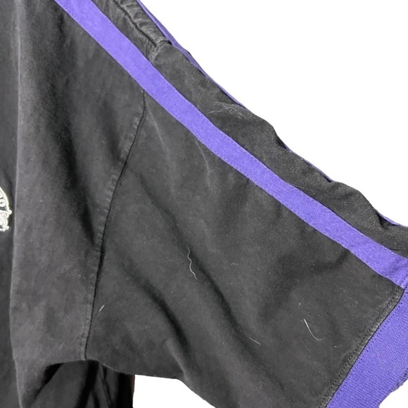 Colorado Rockies Knight Apparel Black And Purple Short Sleeve Polo Shirt - Picture 3 of 6